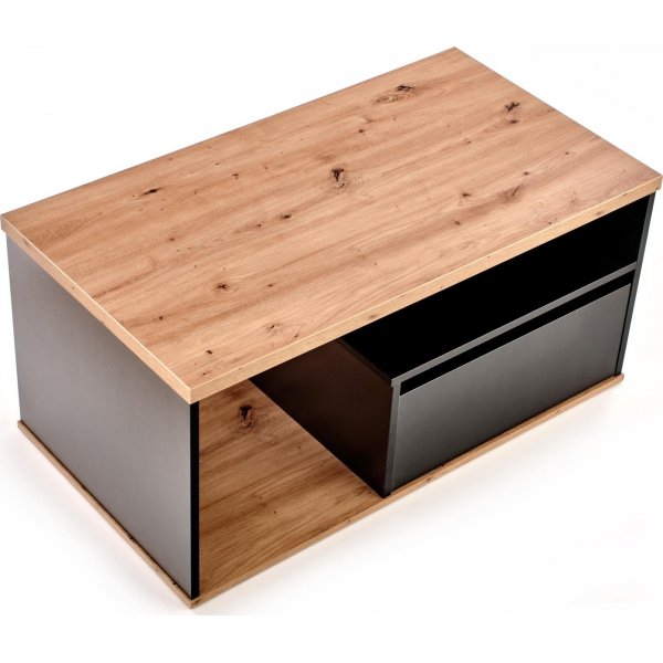 Anselmo Couchtisch 110 x 60 cm - Schwarz