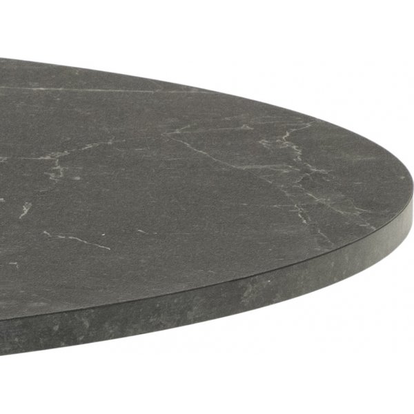 Esstisch Ibiza 110 cm - Schwarzer Marmor