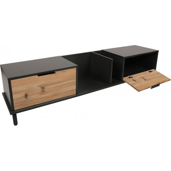 Ibiza Medienbank - Eiche/anthrazit Ibiza Medienbank - Eiche/anthrazit