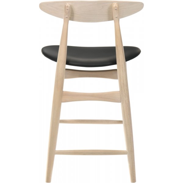 Florence Barhocker - Whitewash/Schwarzes PU