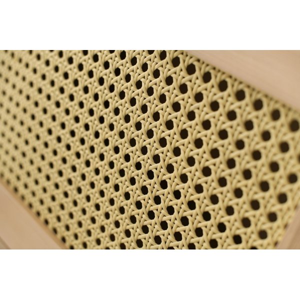 Happy Media Bank 180 cm - Eiche/schwarz