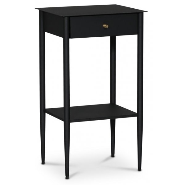 Nachttisch Flash - Schwarzes Metall / Messing