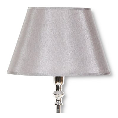 Lampenschirm aus Seide - Grau