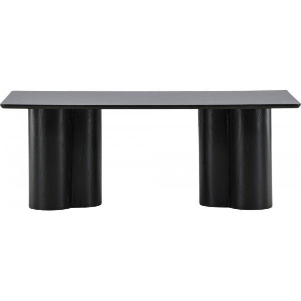 Couchtisch 120x60 cm schwarz gebeizte Eiche - Olivia