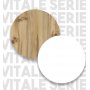 Vitale Schrank 1 - Nussbaum/wei