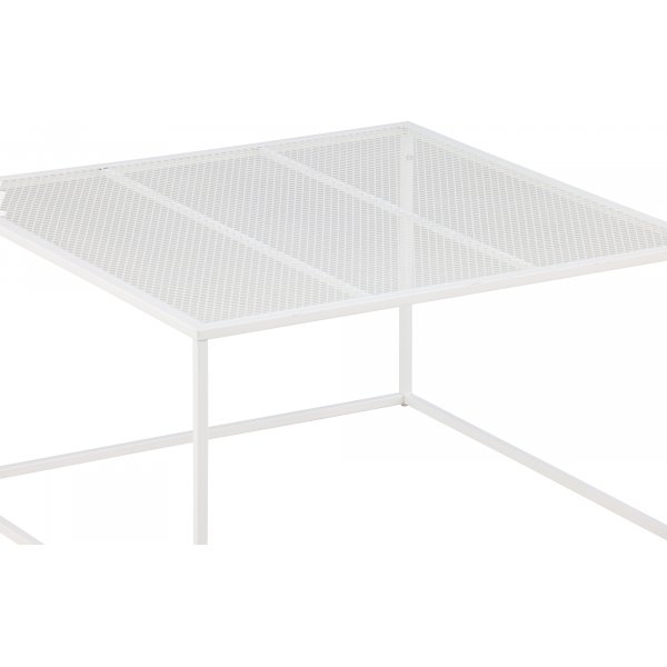 Netz Couchtisch 80 x 80 cm - Wei�