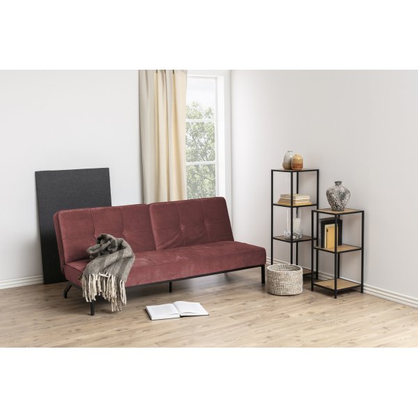 Perugia 2,5-Sitzer-Schlafsofa - Rot