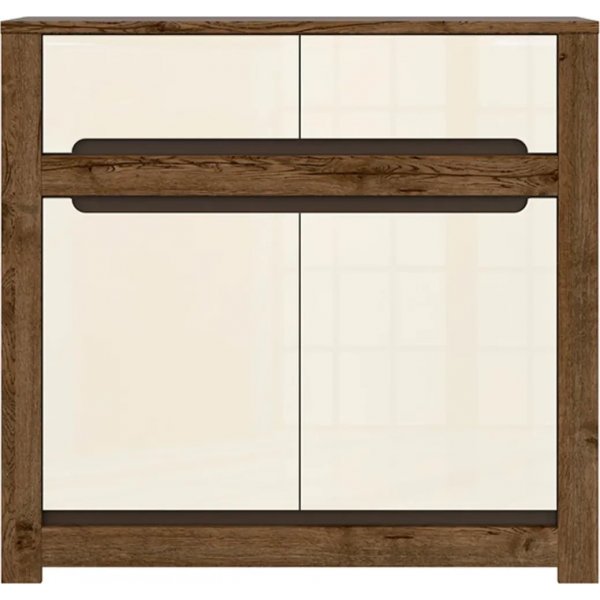 Ruso Kommode - Eiche/perlweiß Ruso Kommode - Eiche/perlweiß