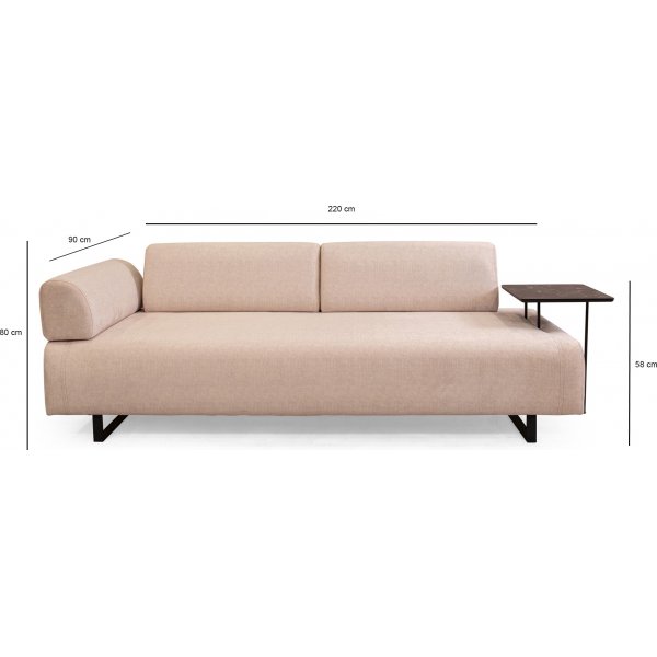 Infinity 3-Sitzer Schlafsofa - Beige Infinity 3-Sitzer Schlafsofa - Beige