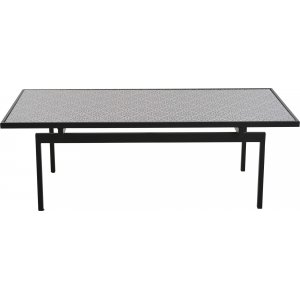 Troya Couchtisch 120 x 58 cm - Schwarz/Wei