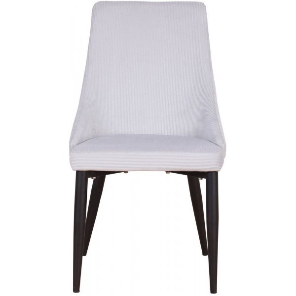 Esszimmerstuhl Laila - Schwarz / Hellgrau Manchester Esszimmerstuhl Laila - Schwarz / Hellgrau Manchester