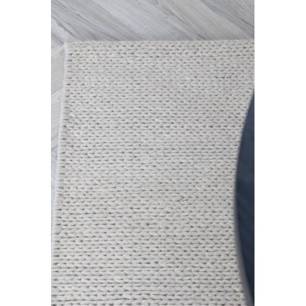 Wollteppich Hilding - Cremeweiß Wollteppich Hilding - Cremeweiß