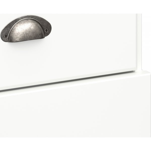 Nola Nachttisch - Weiß/Beige Nola Nachttisch - Weiß/Beige