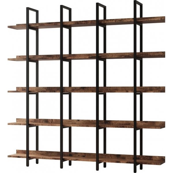 Loft-Bcherregal - Braun