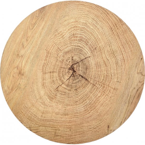 Ennis Couchtisch 45 cm - Eiche/schwarz