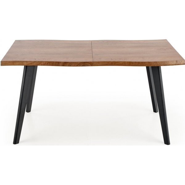 Horst Esstisch 120-180 x 80 cm - Eiche/Schwarz