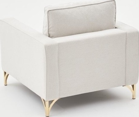 Sessel Berlin - Cremeweiß/Gold Sessel Berlin - Cremeweiß/Gold