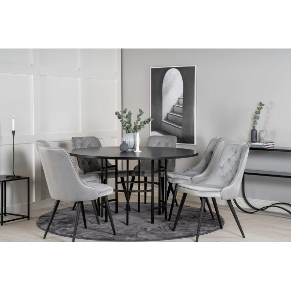 Laholm Esstisch 140 cm - Schwarz Laholm Esstisch 140 cm - Schwarz