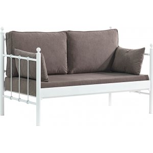 Lalas 2-Sitzer Outdoor-Sofa - Wei/Braun