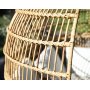 Iglu-Lounge-Sofa aus Rattan