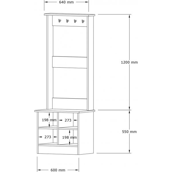 Stutenmbel - Saphir/wei