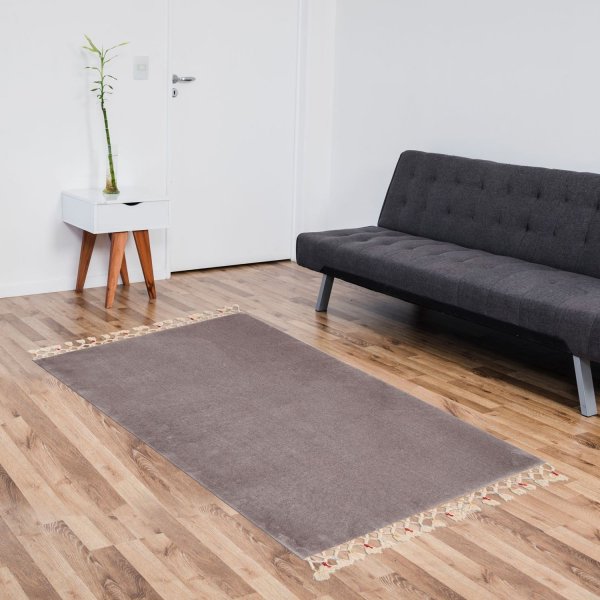 Badezimmerteppich Aslan - Grau