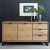 Zusammengebautes Livia-Sideboard aus Eichenholz