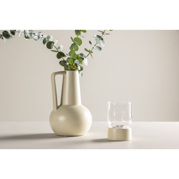 Lane Vase - Beige/Schwarz Lane Vase - Beige/Schwarz