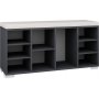 Bodil Schuhschrank - Anthrazit/Wei