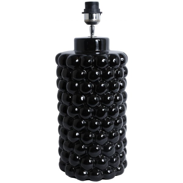 Lampenfu Big Bouble H48 cm - Schwarz
