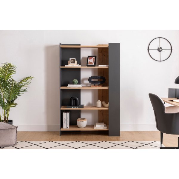 Viper Bücherregal - Saphireiche/Anthrazit Viper Bücherregal - Saphireiche/Anthrazit