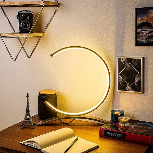 Luno Tischlampe - Gold