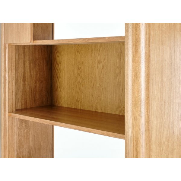 Giga Bcherregal 97 cm - Eiche/schwarz