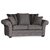 Sultan 2-Sitzer Sofa - grau/braunes Muster + Mbelpflegeset fr Textilien