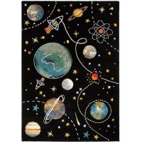 Kinderteppich Mitchell Space - Schwarz Kinderteppich Mitchell Space - Schwarz