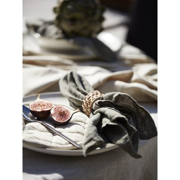 Julie Serviette 45 x 45 cm - Moosgrün Julie Serviette 45 x 45 cm - Moosgrün