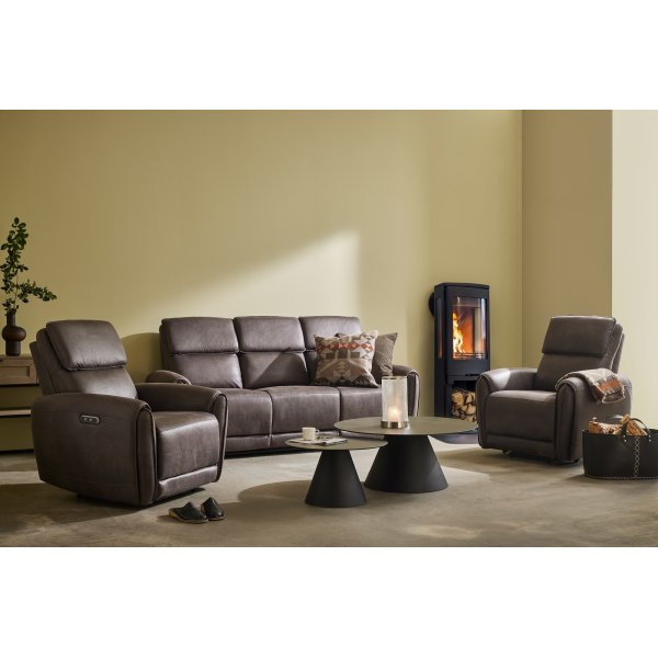 Alice 3-Sitzer-Liegesofa - Braun