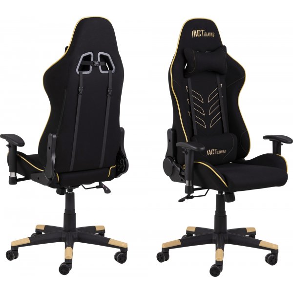 Alpha Gaming-Stuhl - Schwarz/Gold