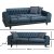 Arredo Capitone 3-Sitzer-Sofa - Marineblau