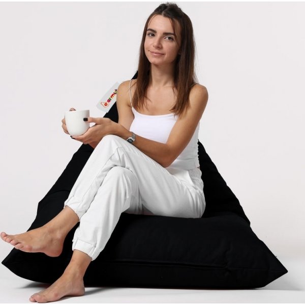 Pyramiden-Sitzsack - Schwarz Pyramiden-Sitzsack - Schwarz
