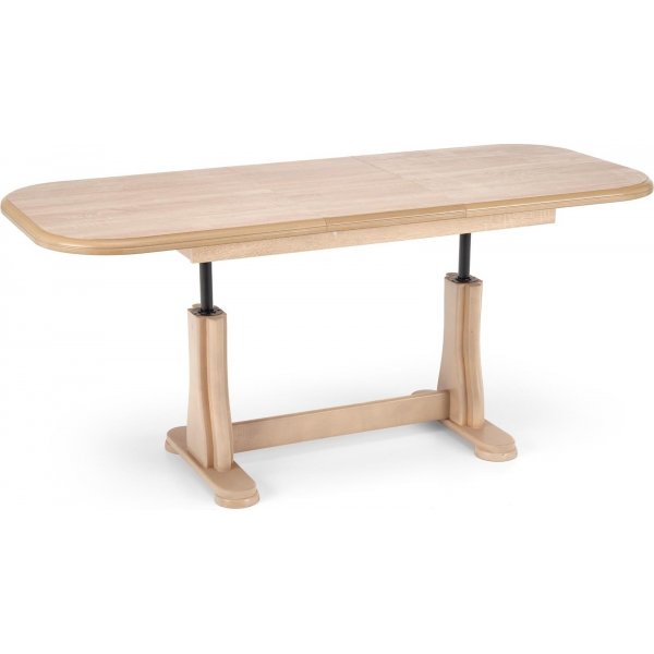 Seiteninsel-Couchtisch 125-164 cm - Sonoma-Eiche