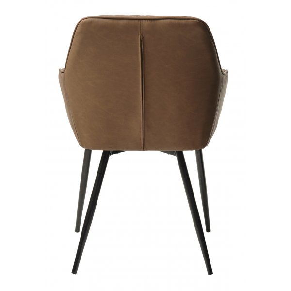 Florida Sessel aus hellbraunem PU