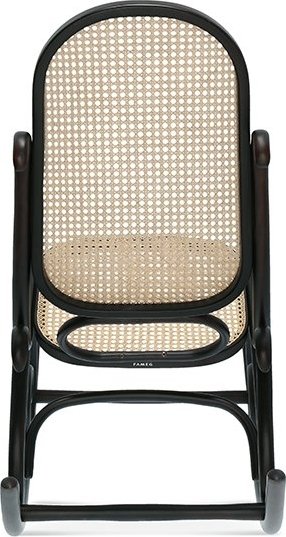 Schaukelstuhl Nr. 21 mit Rattanpolsterung - Beliebige Farbe des Gestells