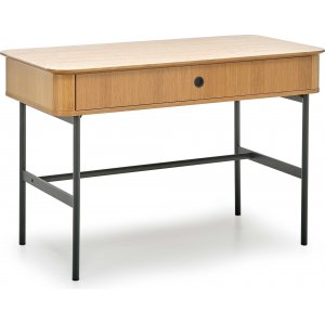 Giga Schreibtisch 117x59 cm - Eiche/schwarz