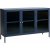 Dobb Sideboard aus dunkelblauem Metall mit Glastren