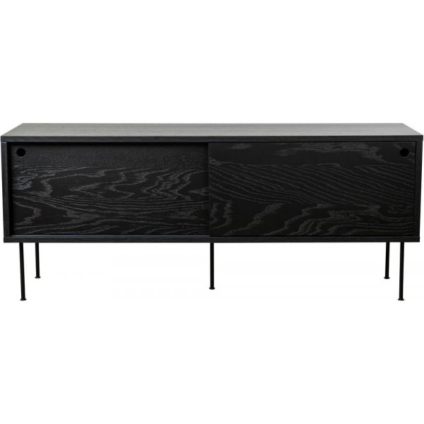 Volume Medienbank 132 cm - Schwarz