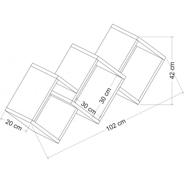 Galaxy Wandregal Anthrazit