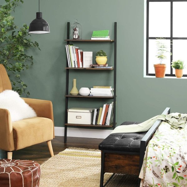 Petrus Stufenregal - Braun/Schwarz Petrus Stufenregal - Braun/Schwarz