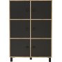 Vilamo Schrank 48 - Kiefer/schwarz