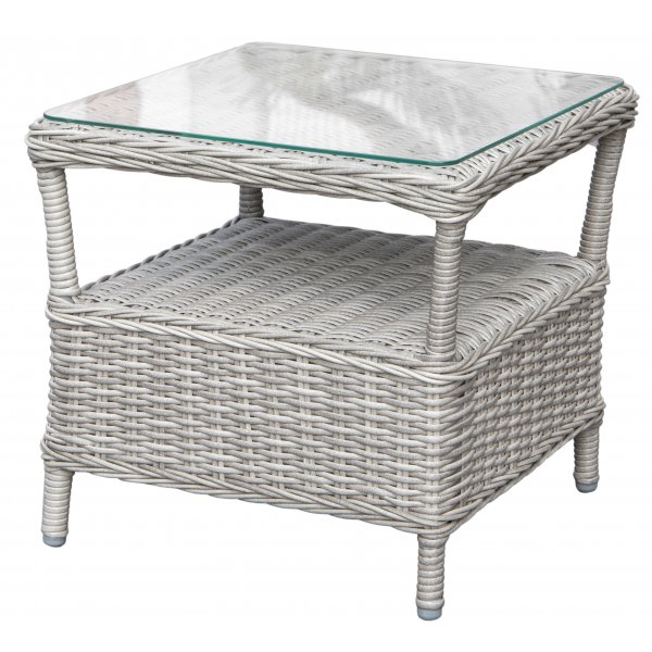 Santiago Gartenmöbelset (2 faltbare Stühle, 1 Tisch) - Grauer Kunstrattan Santiago Gartenmöbelset (2 faltbare Stühle, 1 Tisch) - Grauer Kunstrattan